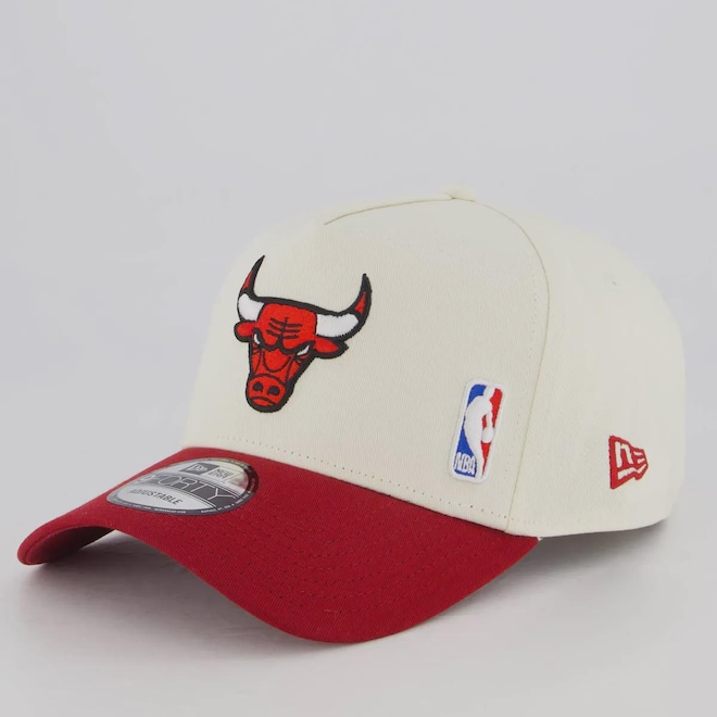 Boné Aba Curva New Era NBA Chicago Bulls Style 940 - Snapback - Adulto - Foto 1