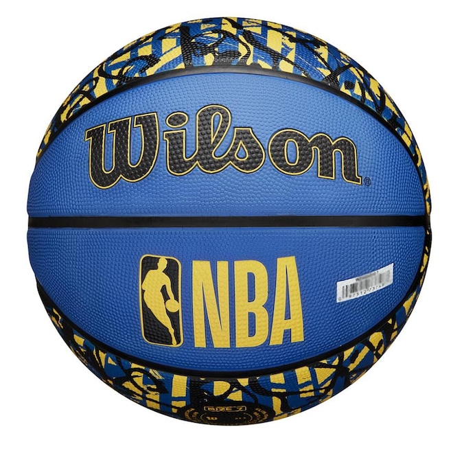Bola de Basquete Wilson NBA GRAFFITI Golden State Warriors - Foto 1