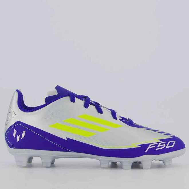 Chuteira de Campo adidas F50 Club Messi FG/MG - Infrantil - Foto 1