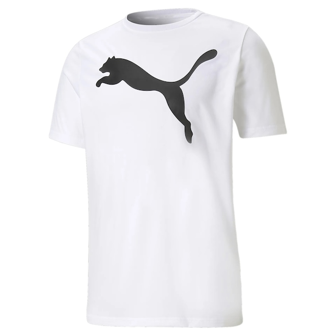 Camiseta Puma Essentials Logo Poly DryCELL - Masculina - Foto 1