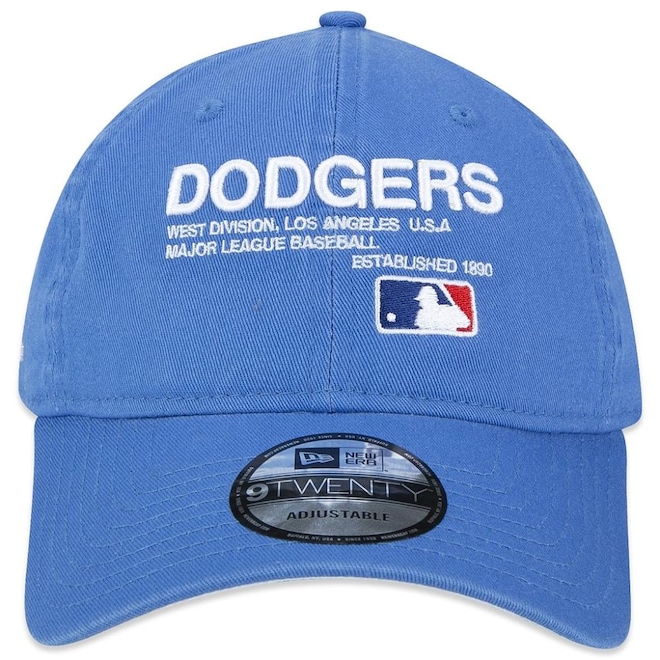 Boné Aba Curva New Era 920 Los Angeles Dodgers MLB Institutional Style - Adulto - Foto 1