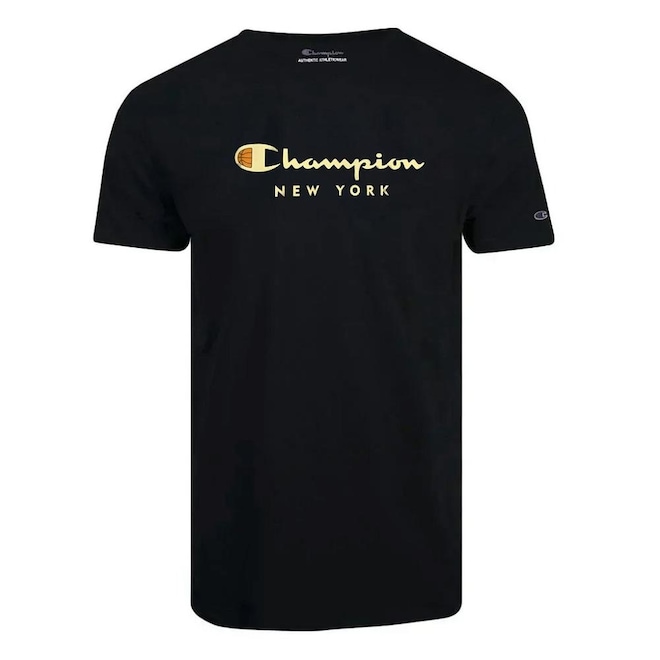 Camiseta Champion Mc Script New York - Masculina - Foto 1
