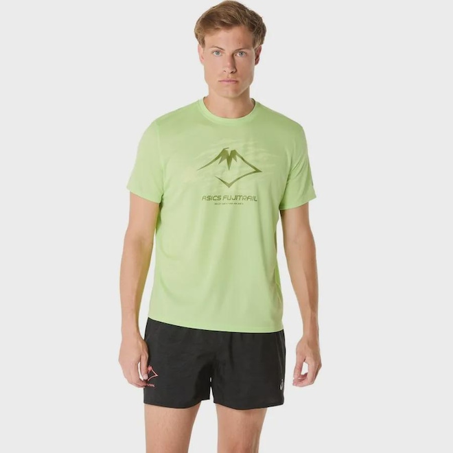 Camiseta ASICS Fujitrail™ - Masculina - Foto 1