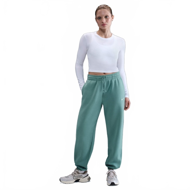 Calça Nike Sportswear Phoenix Fleece - Feminina - Foto 1