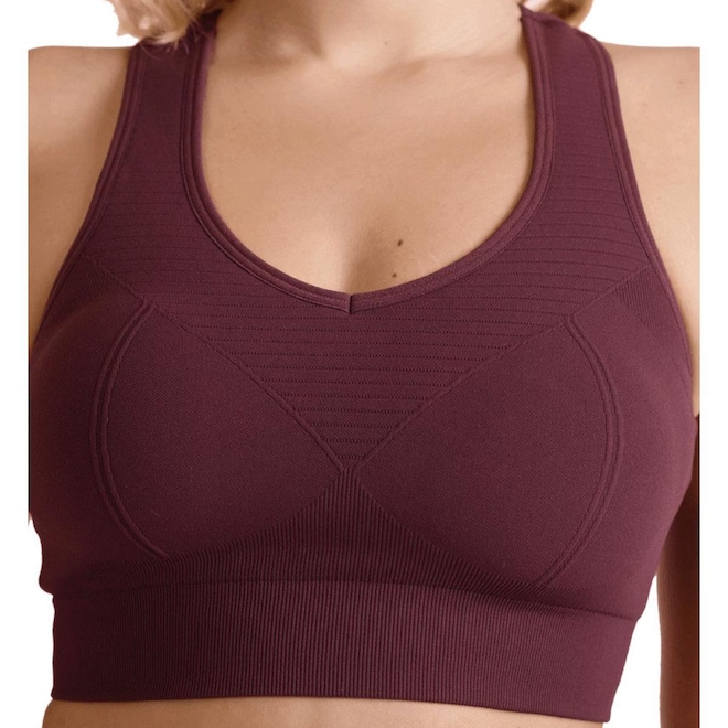 Top Lupo Seamless Basic com Bojo - Feminino - Foto 1