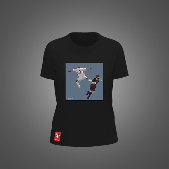 Camiseta do São Paulo Zé Carretilha Voadora Em Argentino M. Trajano SPFC - Feminina - Foto 1