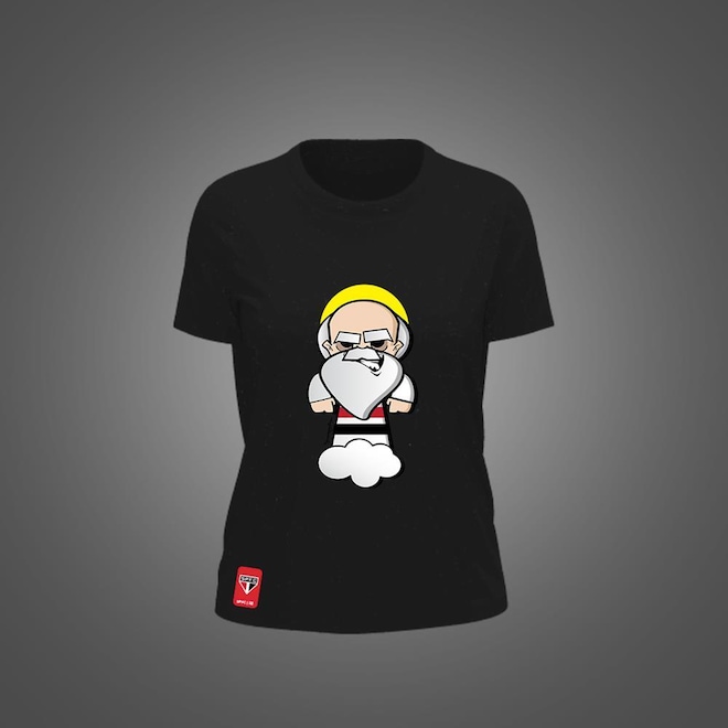 Camiseta do São Paulo Zé Carretilha Santo Paulo SPFC - Feminina - Foto 1