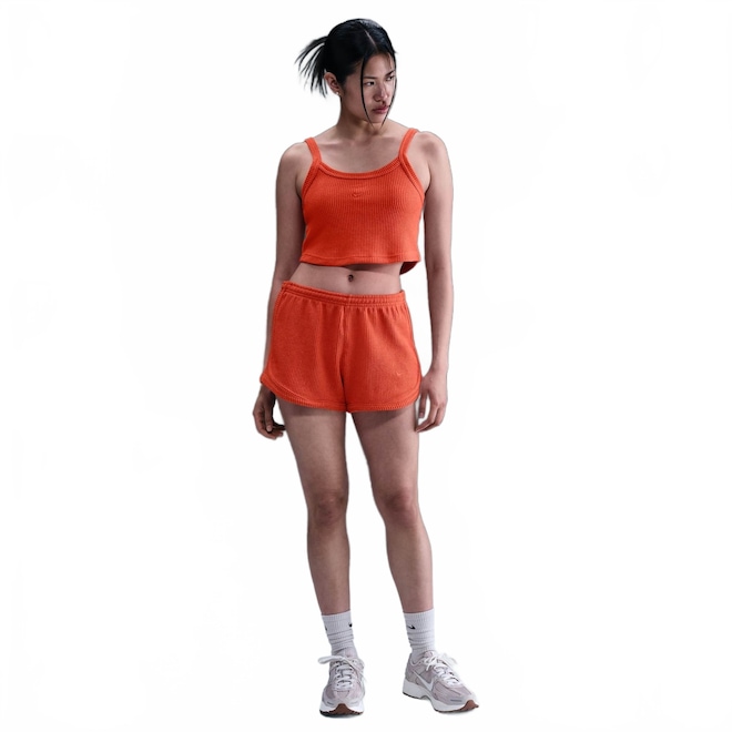 Shorts Nike Sportswear Chill Waffle - Feminino - Foto 1