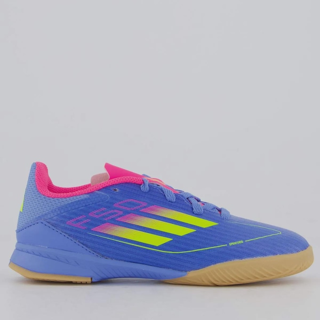 Chuteira de Futsal adidas F50 League - Infantil - Foto 1