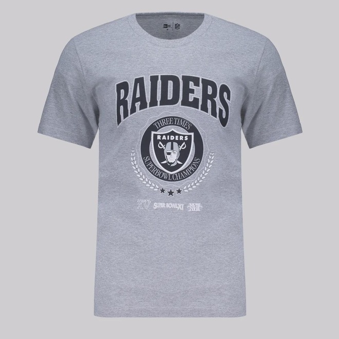 Camiseta dos Las Vegas Raiders New Era NFL Core - Masculina - Foto 1