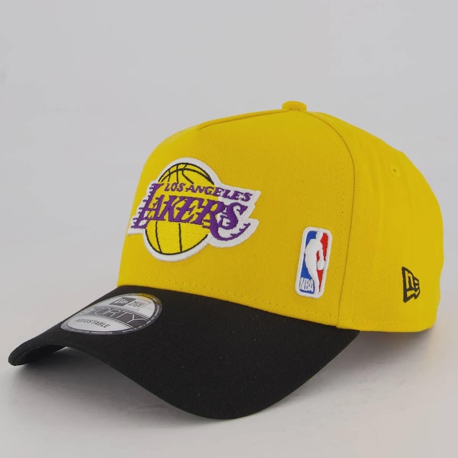 Boné Aba Curva New Era NBA Los Angeles Lakers Style 940 - Snapback - Adulto - Foto 1