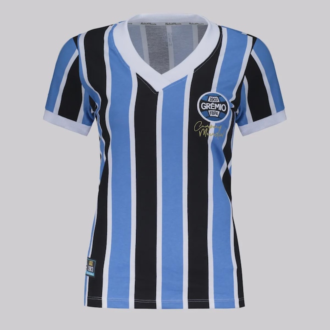 Camisa do Grêmio Retrô 1983 Campeão Mundial Retrô Mania - Feminina - Foto 1