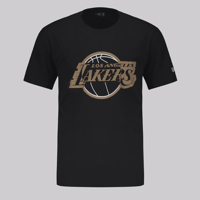 Camiseta New Era NBA Los Angeles Lakers Core E - Masculina - Foto 1