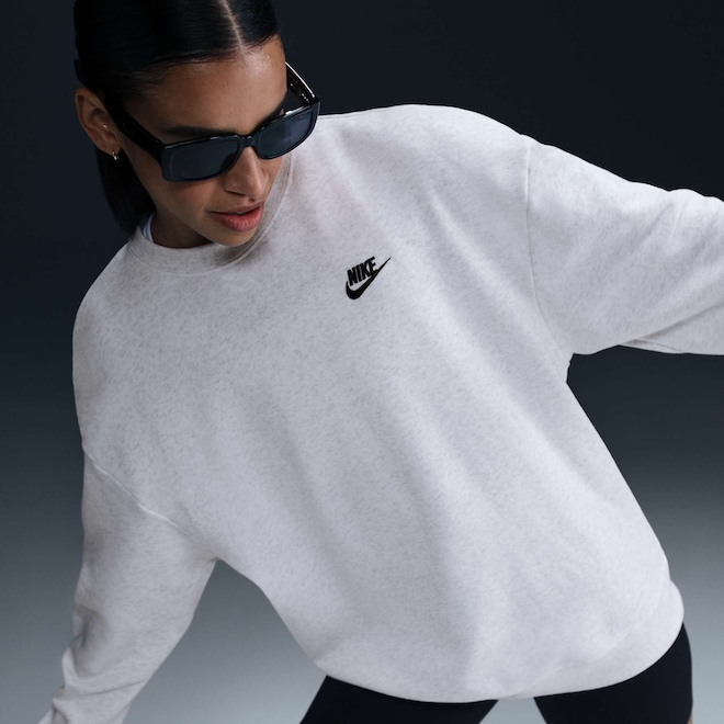 Jaqueta Feminina Nike Sportswear Club Fleece - Foto 1