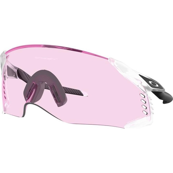 Óculos de Sol Unissex Oakley Velo Kato Matte Clear Prizm Low Light - Foto 1