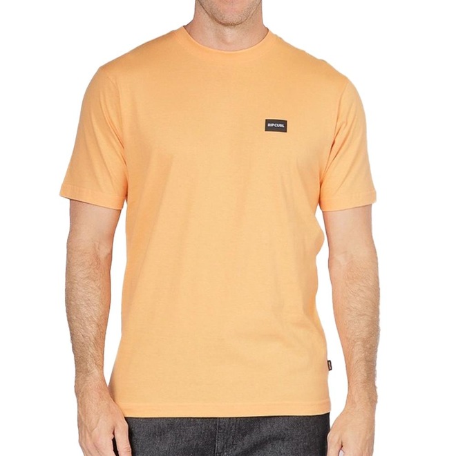Camiseta Masculina Rip Curl Brand Label WT25 Mandarin Zest - Foto 1