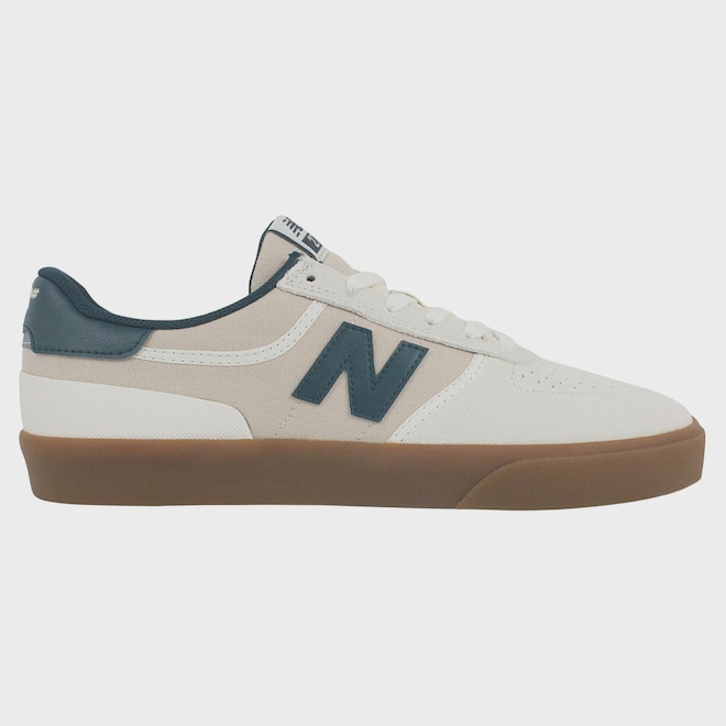 Tênis Masculino New Balance NB Numeric 272 Light Beige Petroleum - Foto 1