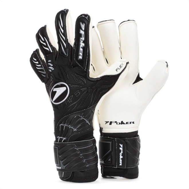 Luva de Goleiro Poker Campo Champion 8 Extended Adulto - Foto 1