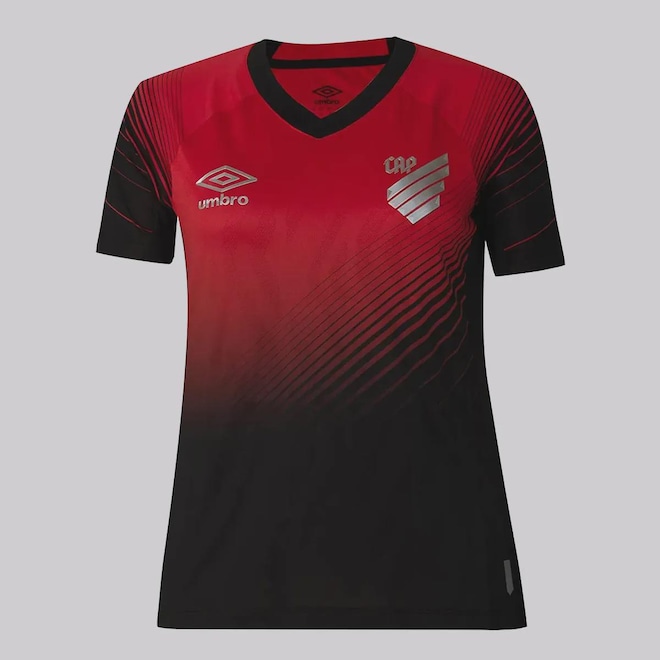 Camisa do Athletico Paranaense I 2025 Umbro Feminina - Foto 1