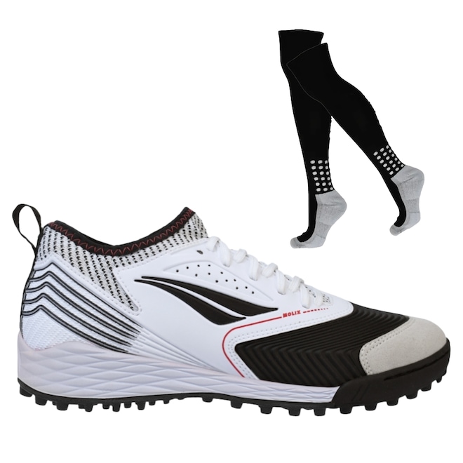 Chuteira Society Adulto Penalty Se7E Pro Molix Y-1 + Par de Meião - Foto 1