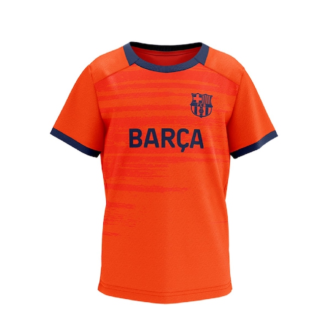 Camisa do Barcelona Braziline Chalkboard - Infantil - Foto 1
