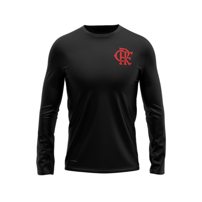 Camisa Manga Longa do Flamengo Protection Braziline Masculina - Foto 1