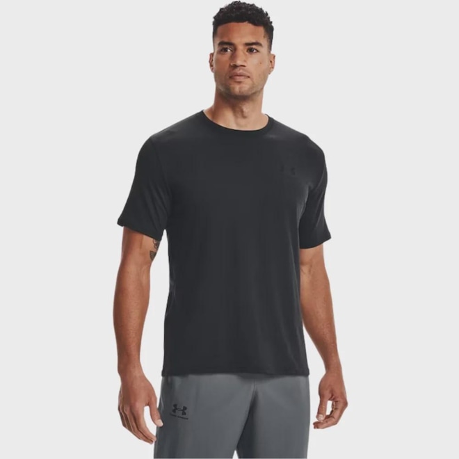 Camiseta Under Armour Sportstyle Left Chest - Masculina - Foto 1