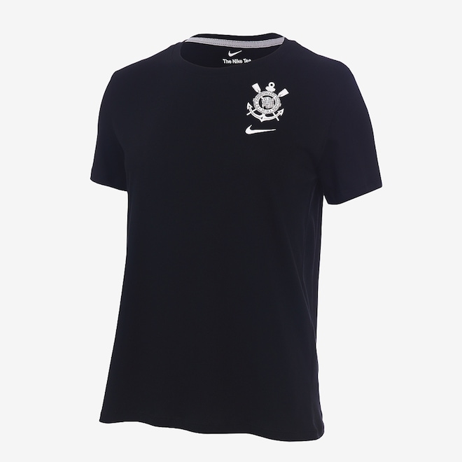 Camiseta do Corinthians Crest Nike Feminina - Foto 1