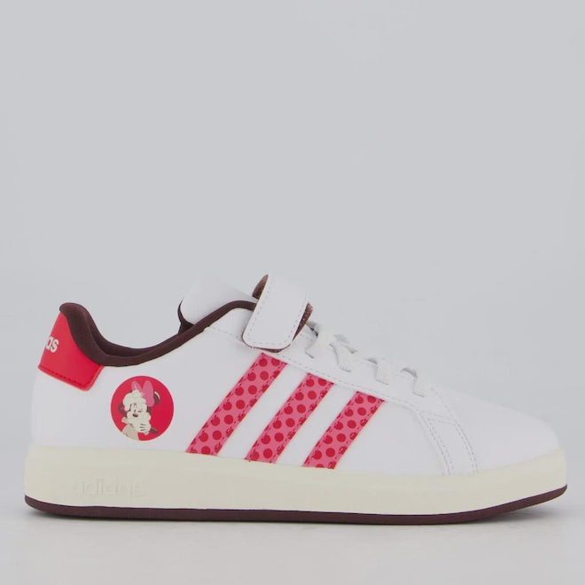 Tênis Infantil adidas Grand Court Minnie - Foto 1
