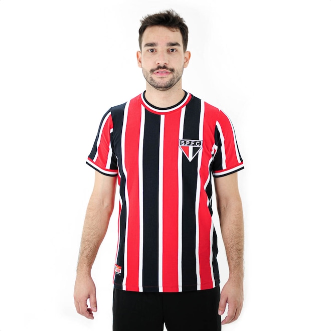 Camiseta De Time Retrômania São Paulo 1969 - Masculina - Foto 1