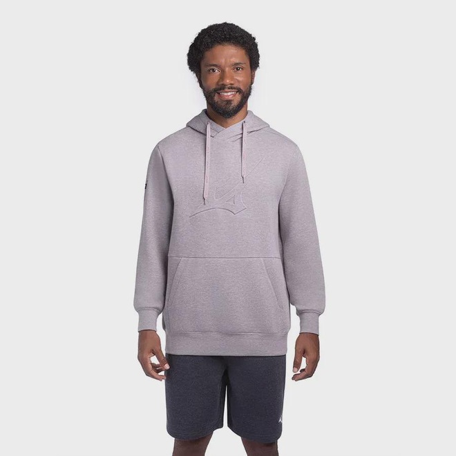 Blusão de Moletom Masculino Mizuno Soft II - Foto 1