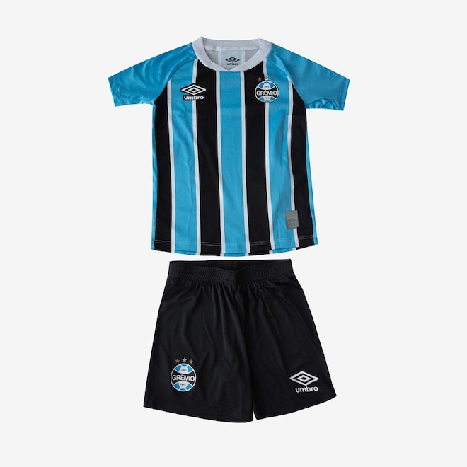 Kit Clube Umbro Gremio Of.1 2025 - Infantil - Foto 1