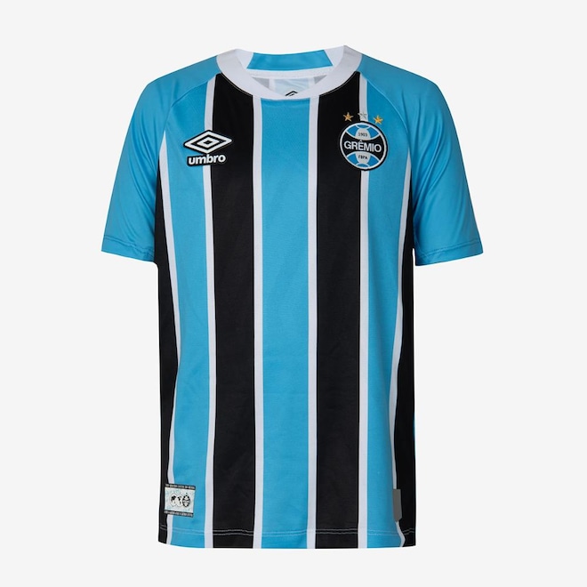 Camisa Umbro Gremio Of.1 2025 - Infantil - Foto 1