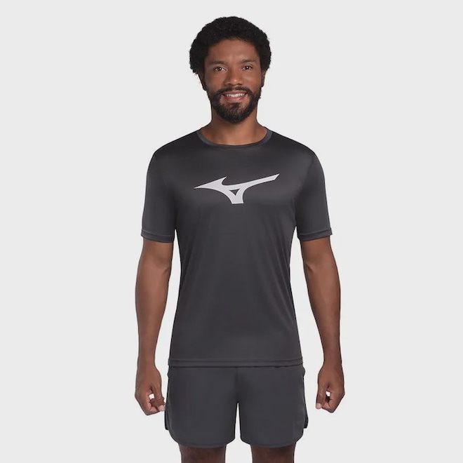 Camiseta Mizuno Run Spark Masculina - Foto 1