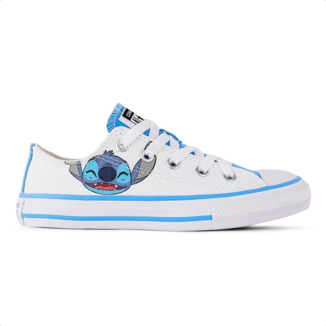 Tênis Converse All Star Chuck Taylor X Disney Stitch - Infantil - Foto 1