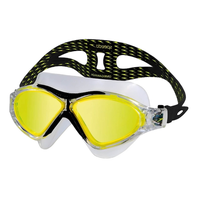 Óculos de Natação Adulto Speedo Omega Swim Mask - Foto 1