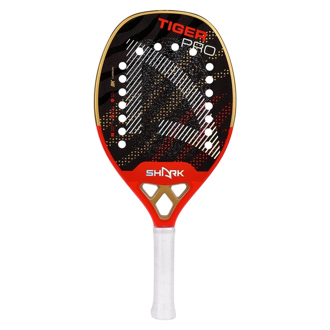 Raquete de Beach Tennis Shark BT Tiger Pro - Foto 1