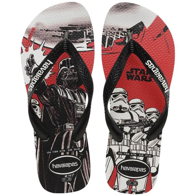 Chinelo Havaianas Star Wars Unissex - Foto 1