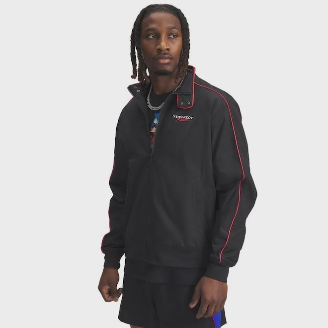 Jaqueta sem Capuz Masculina Under Armour Project Rock Warmup - Foto 1