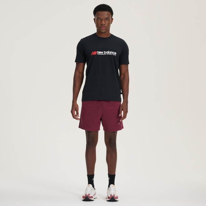 Short Masculino New Balance Athletics Small Logo 5" - Foto 1