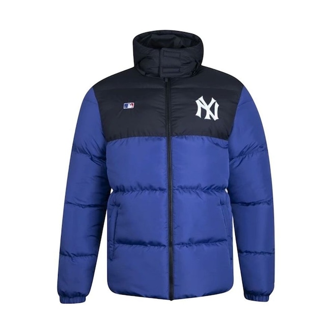 Jaqueta Masculina New Era Puff NY Yankess Hist - Foto 1
