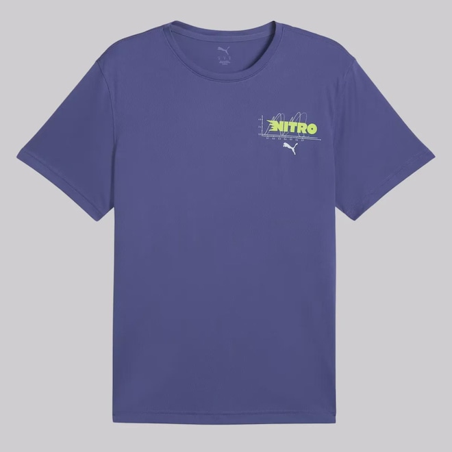 Camiseta Puma Graphics Running Nitro Masculina - Foto 1