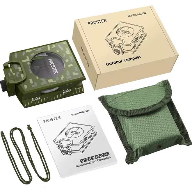 Bússola Militar Gold Sports Pro de Precisão à Prova D'água - Foto 1