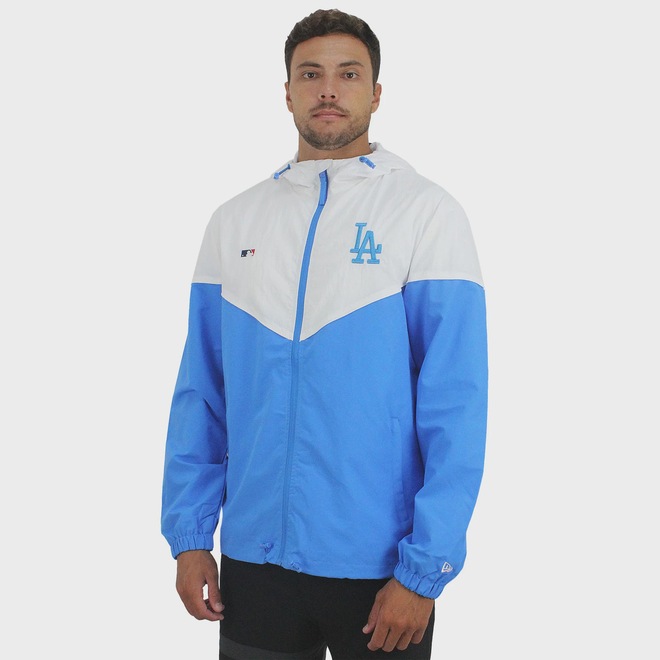 Jaqueta com Capuz Masculina New Era MLB Los Angeles Dodgers - Foto 1