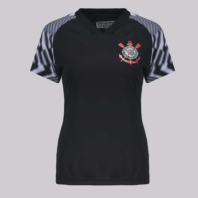 Camisa do Corinthians Lines Feminina - Foto 1