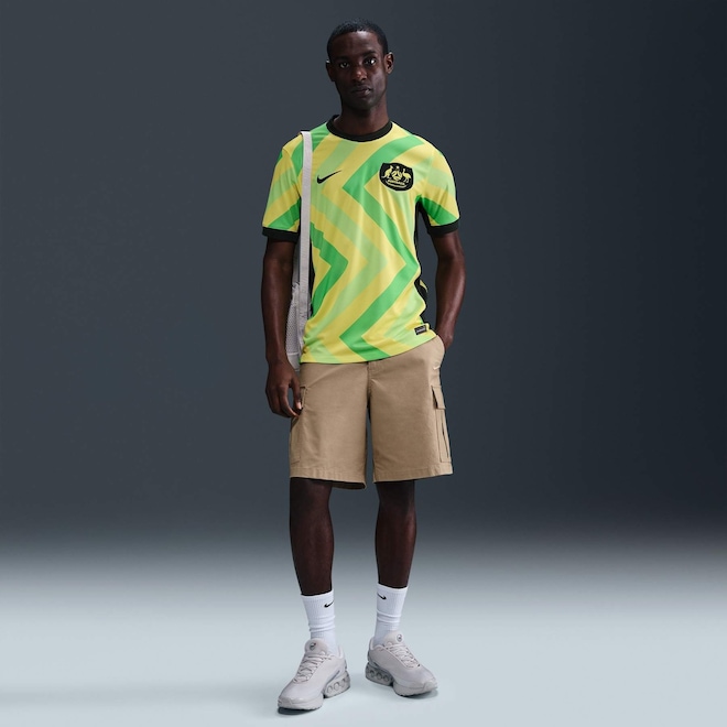 Camisa Australia I 2025/26 Nike Torcedor Pró Masculina - Foto 1