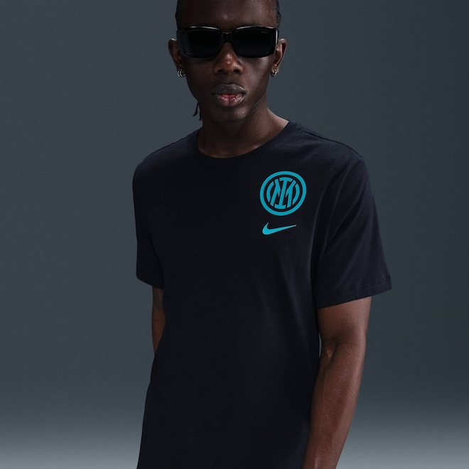 Camiseta Inter de Milão Nike Crest Masculina - Foto 1