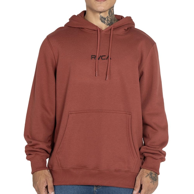 Blusão de Moletom Canguru Masculino RVCA Tonally 270G WT25 - Foto 1