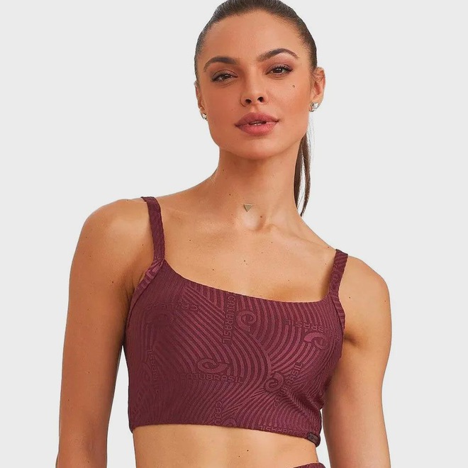 Top Feminino Caju Brasil Exclusivo Fitness Academia - Foto 1