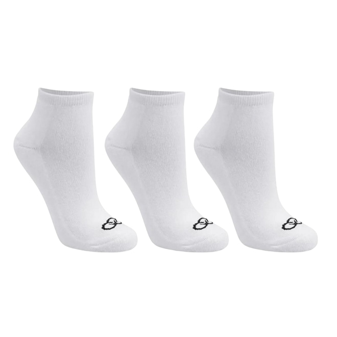 Meia Feminina Olympikus Cano Curto - 3 Pares - Foto 1